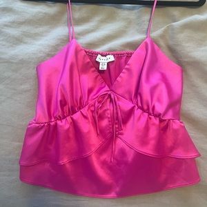 Top shop pink top